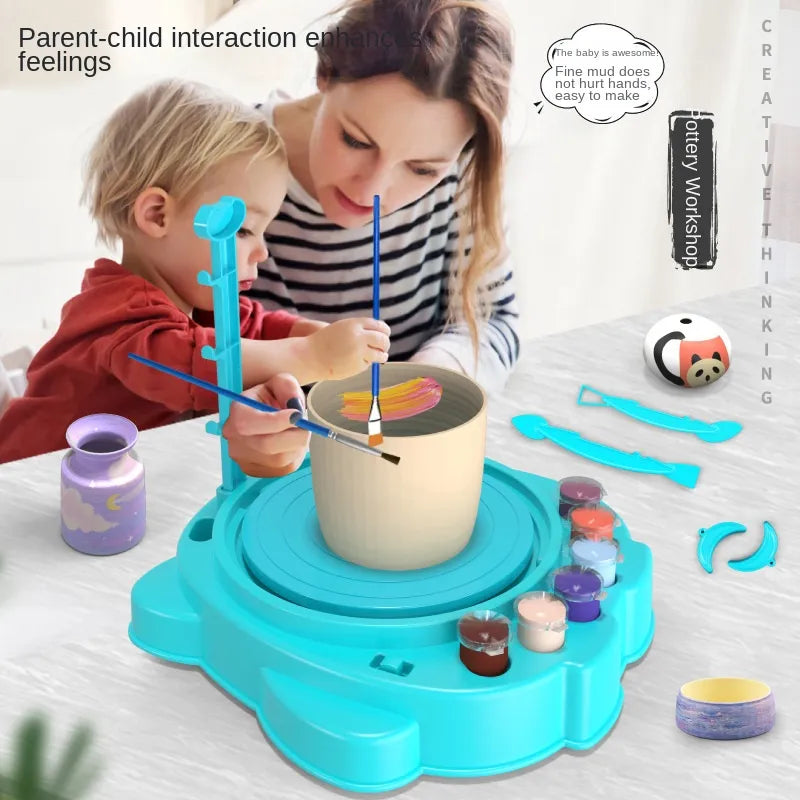 CreativeHands Pottery Pro: DIY Electric Pottery Wheel for Aspiring Young Artists