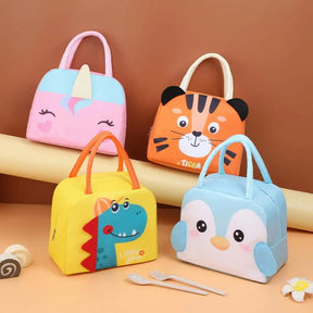 3D Cartoon Kids Lunch Bag - Cartoon Thermal Bag