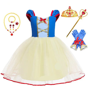 Girls Rapunzel Dress Cinderella Cosplay Costume