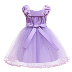 Girls Rapunzel Dress Cinderella Cosplay Costume