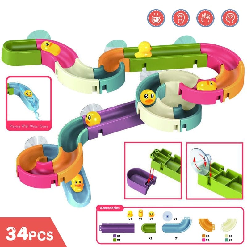 Baby Bath Toys Duck Track