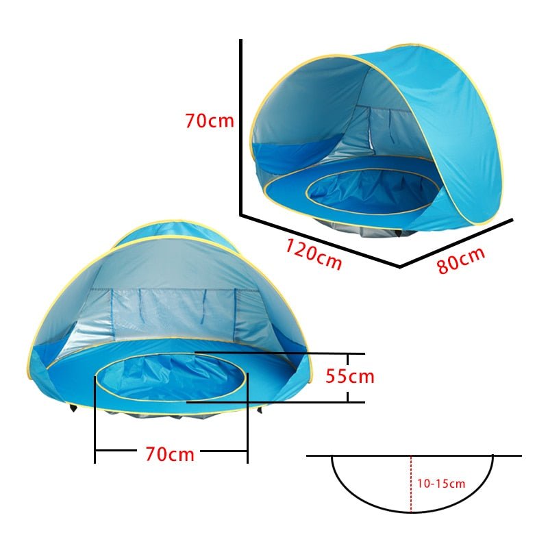 Baby Beach Tent Portable Shade Pool UV Protection Sun Shelter