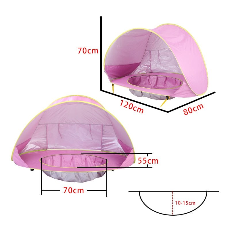 Baby Beach Tent Portable Shade Pool UV Protection Sun Shelter