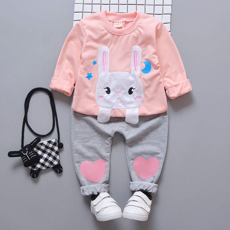 Baby Girls Suit Cotton Long Sleeves