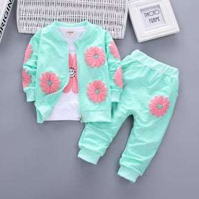 Baby Girls Suit Cotton Long Sleeves