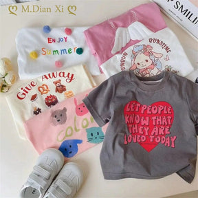 Children's Cute Cotton Versatile Top for Baby Girls