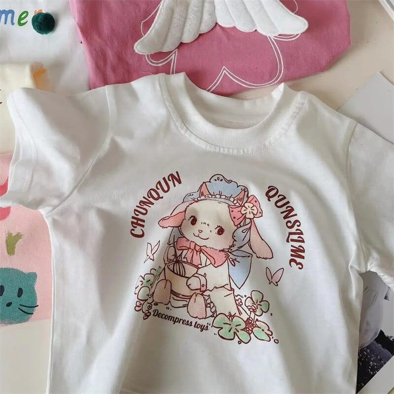 Children's Cute Cotton Versatile Top for Baby Girls