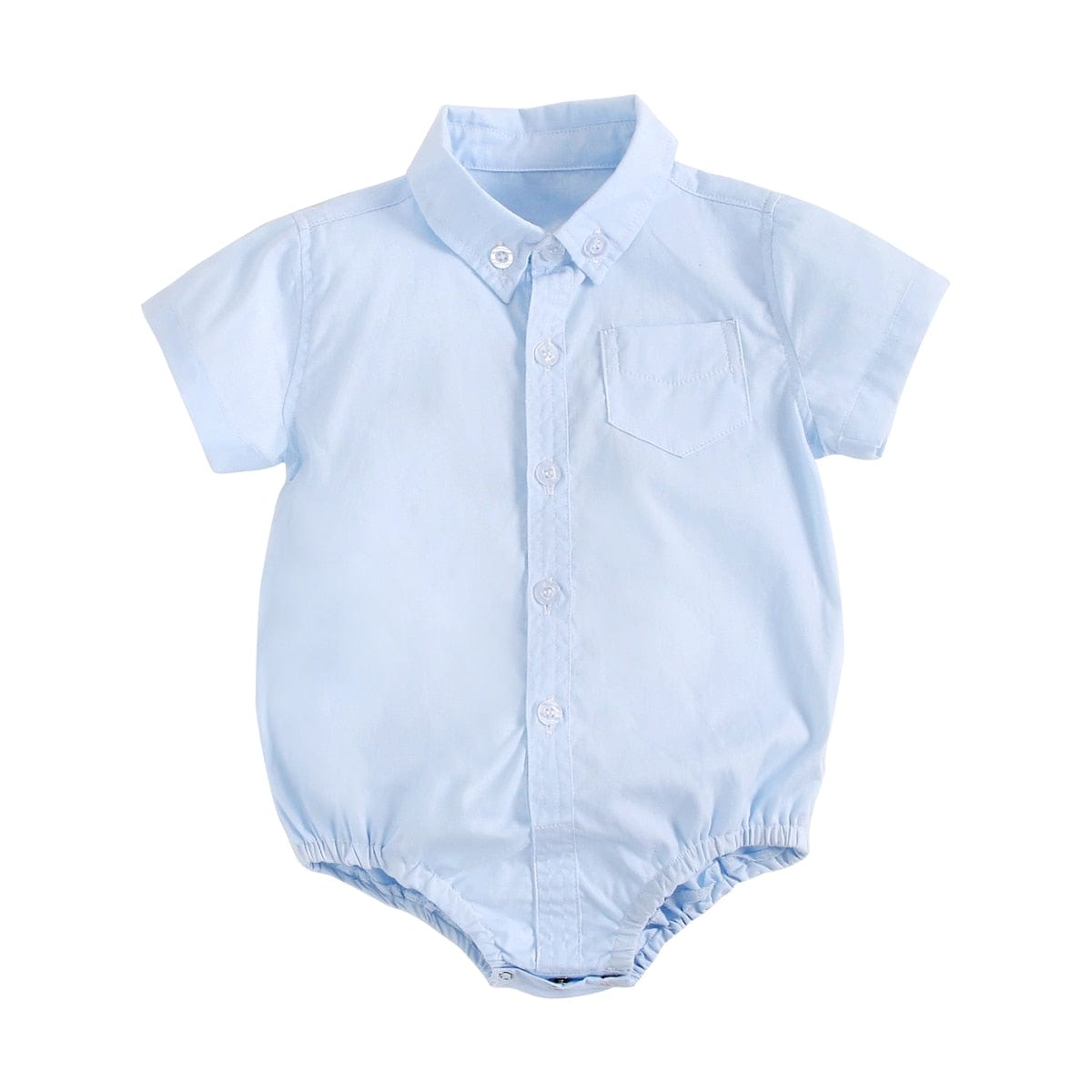 Cotton Baby Boy Short Sleeve Summer Plaid