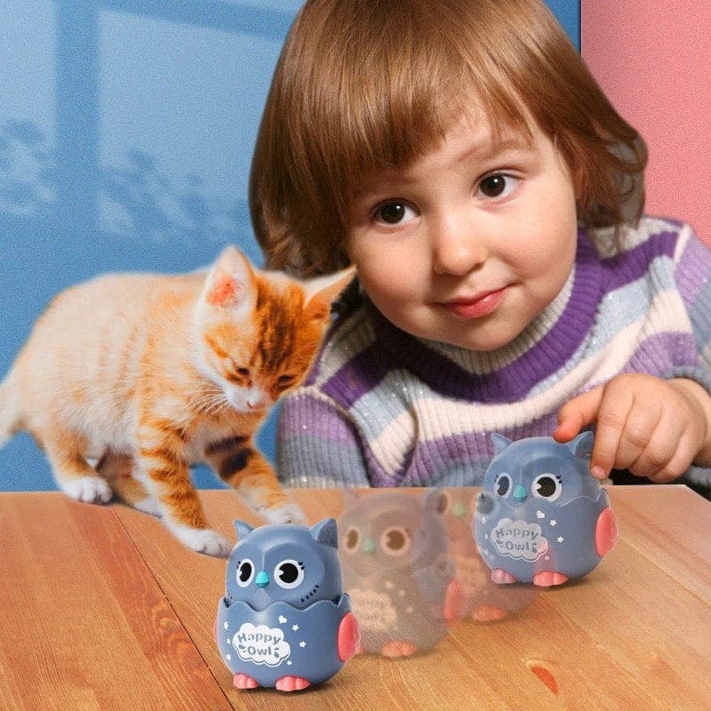 WhimsiOwl™ Funny Owl Inertial Toy