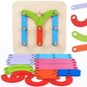 Wooden Brain Teaser Children - Educational Kids Toys