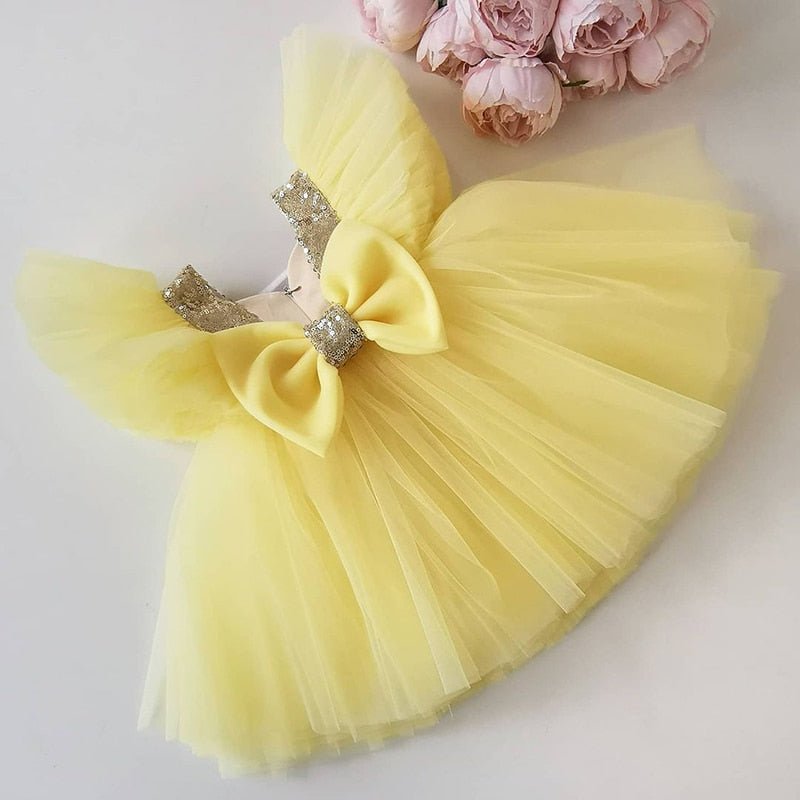 Girls Ruffles Princess Dress For Kids Elegant