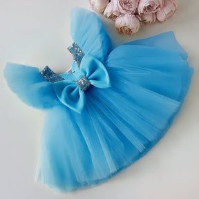 Girls Ruffles Princess Dress For Kids Elegant