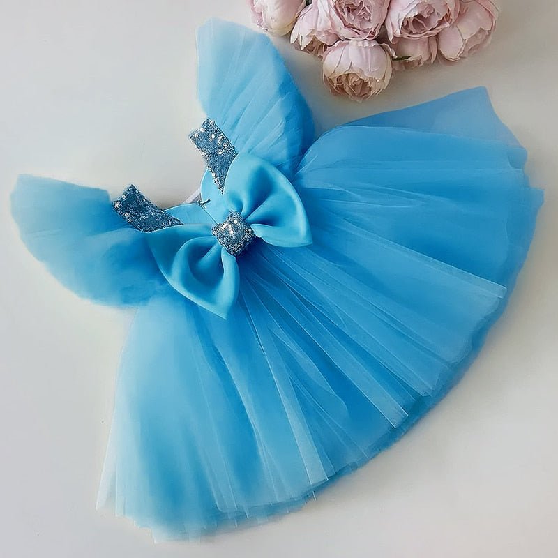 Girls Ruffles Princess Dress For Kids Elegant