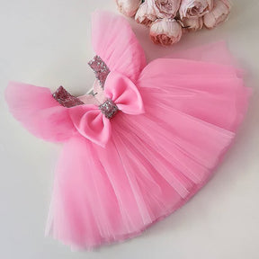 Girls Ruffles Princess Dress For Kids Elegant