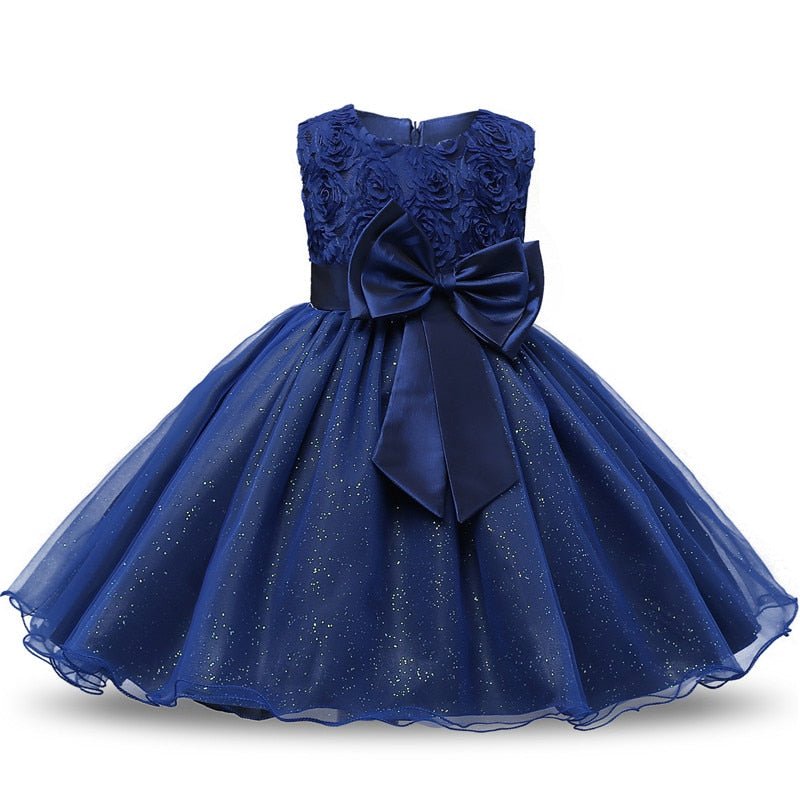 Girls Ruffles Princess Dress For Kids Elegant