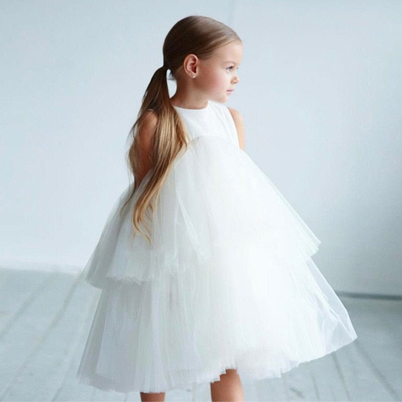 Enchanting Layers of Luxe Tulle Girls' Dress