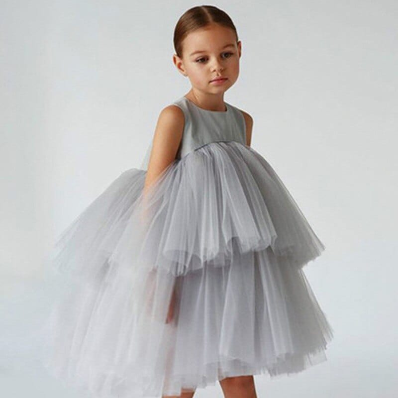 Enchanting Layers of Luxe Tulle Girls' Dress