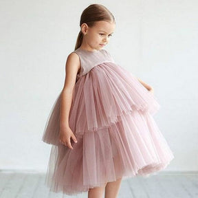 Enchanting Layers of Luxe Tulle Girls' Dress