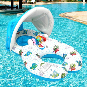 Magic AquaGuard - Portable Inflatable Safety Swimming Ring for Moms and Kids