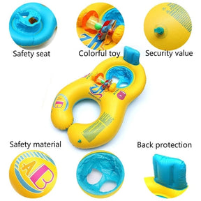 Magic AquaGuard - Portable Inflatable Safety Swimming Ring for Moms and Kids