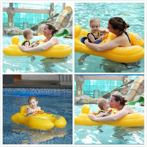 Magic AquaGuard - Portable Inflatable Safety Swimming Ring for Moms and Kids